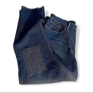 Levi's Womens Dark Blue Shaping Skinny Jeans size 18W